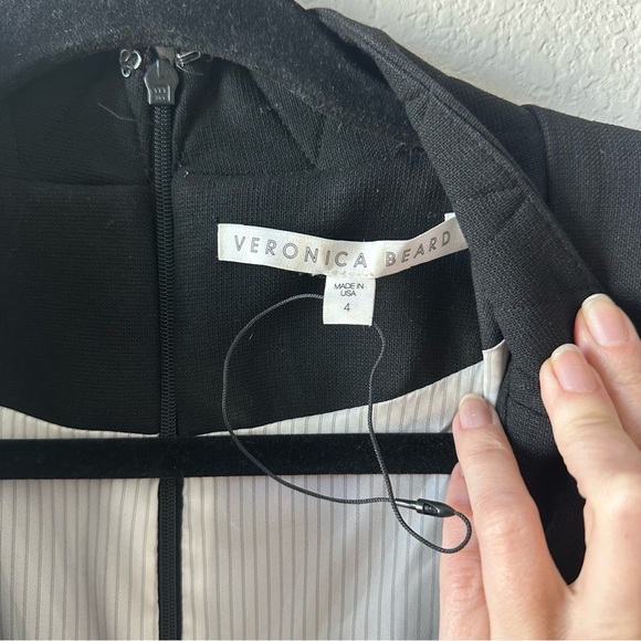 Veronica Beard Doreen Suit Black Mini Dress SZ US 4 - Picture 6 of 8